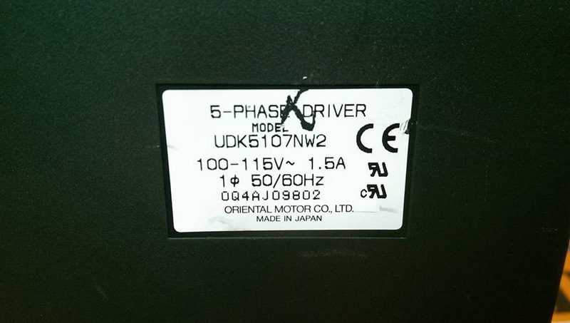 ORIENTAL UDK5107NW2 5-PHASE SERVO DRIVER - PLC DCS SERVO Control